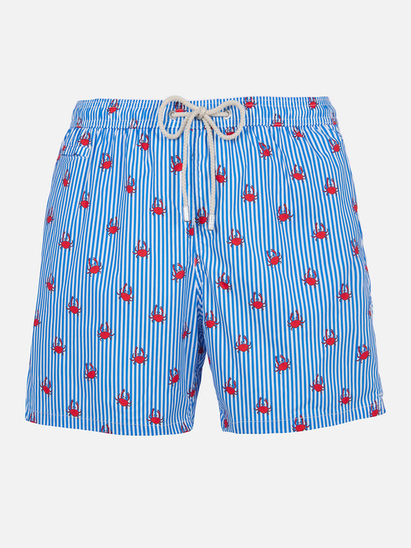 Man Comfort Light swim shorts with crabs print