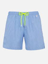 Man lightweight fabric sky blue swim-shorts Lighting Pantone | PANTONE SPECIAL EDITION