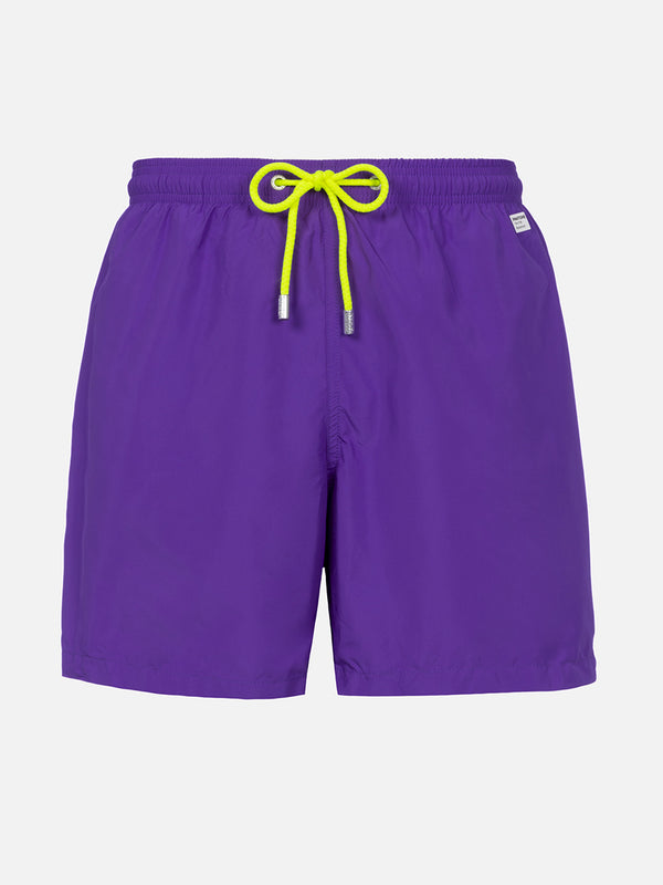 Man lightweight fabric purple swim-shorts Lighting Pantone | PANTONE SPECIAL EDITION