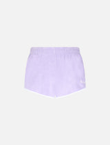 Woman terry cotton pull up shorts Francine