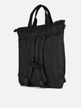 Black technic fabric backpack