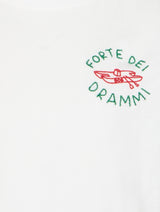 T-shirt da bambino in jersey di cotone Portofino Jr con ricamo Forte dei Drammi | EDIZIONE SPECIALE INSULTI LUMINOSI