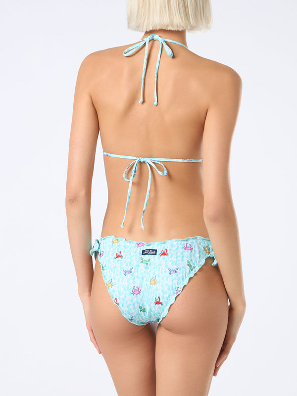 Woman crab triangle classic bikini Sarius