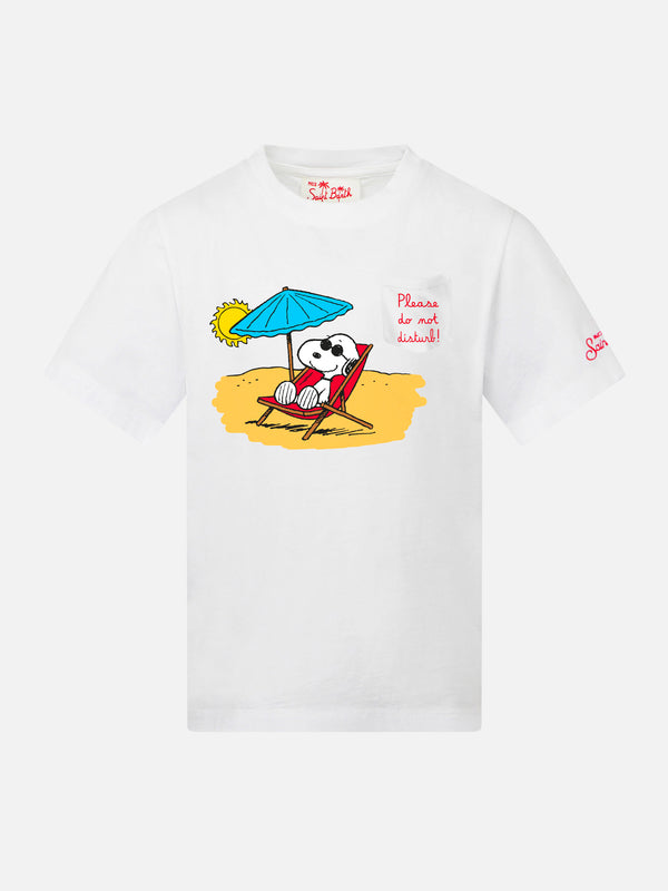 Kid cotton t-shirt with Snoopy printed | SNOOPY - PEANUTS™ SPECIAL EDITION
