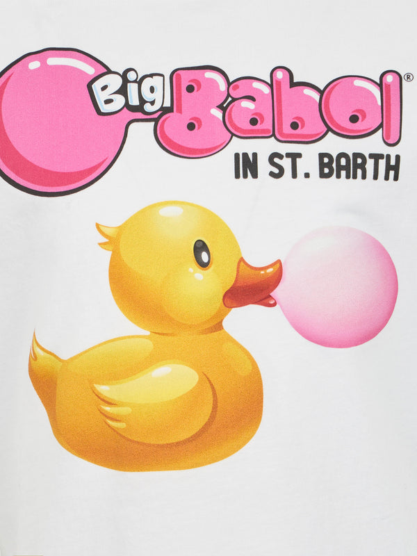 Boy cotton t-shirt with ducky big Babol print | BIG BABOL SPECIAL EDITION