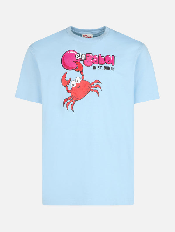 Man t-shirt with Big Babol crab placed print and embroidery | BIG BABOL SPECIAL EDITION