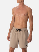 Man beige Comfort swim shorts