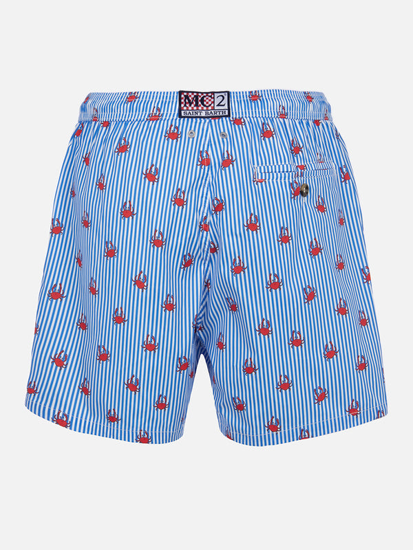 Man Comfort Light swim shorts with crabs print