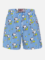 Man mid-length Gustavia swim-shorts with Snoopy print | SNOOPY PEANUTS™ SPECIAL EDITION
