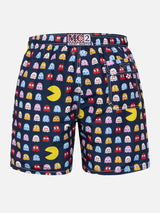 Man mid-length Gustavia swim-shorts with Pac-Man print | PAC MAN SPECIAL EDITION