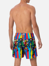 Costume da bagno da uomo Gustavia lunghezza media con stampa piazzata dei personaggi Marvel| EDIZIONE SPECIALE MARVEL