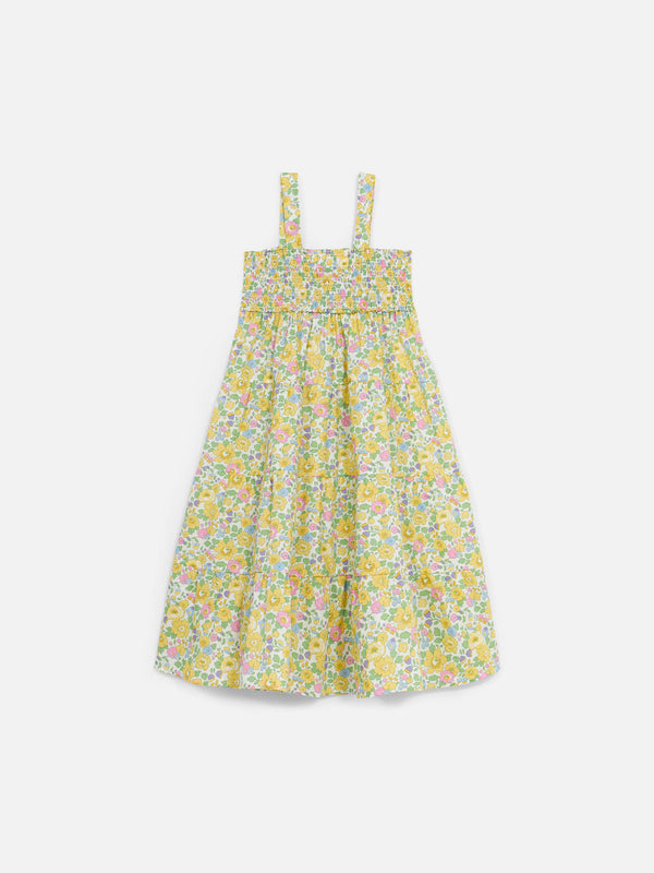 Girl cotton dress Jemine Jr with Betsy print | MADE WITH LIBERTY FABRIC