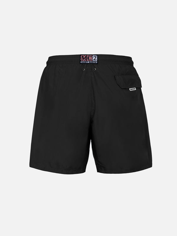 Man lightweight fabric black swim-shorts Lighting Pantone | PANTONE SPECIAL EDITION