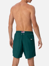 Man lightweight fabric british green swim-shorts Lighting Pantone | PANTONE SPECIAL EDITION