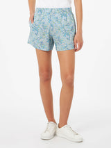 Woman cotton Joanna Luise pull up shorts Meave | MADE WITH LIBERTY FABRIC