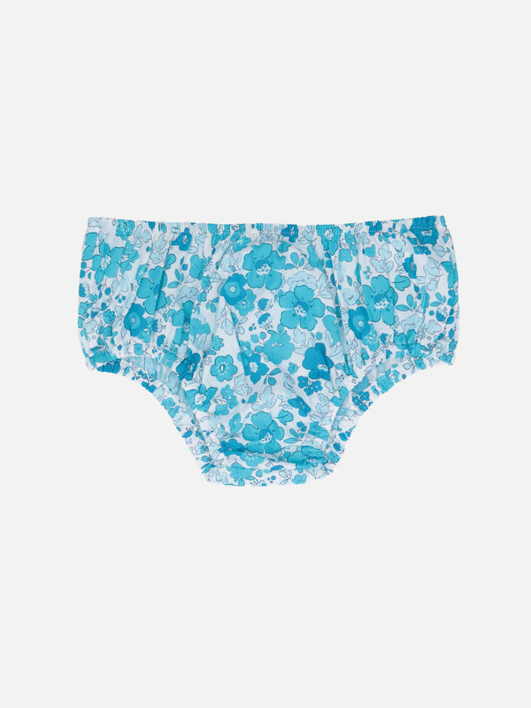 Infant bloomers Pimmy with flower print