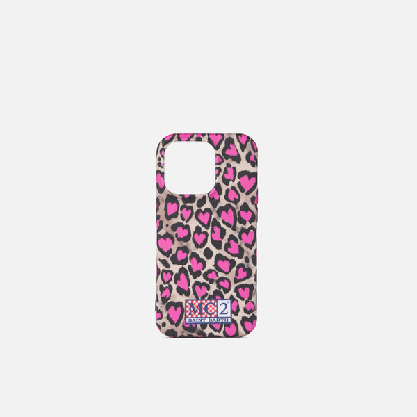 Cover for iPhone 14 Pro with animalier print