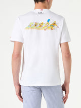Man cotton t-shirt with Simpson family print | THE SIMPSON SPECIAL EDITION