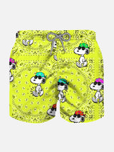 Boy swim shorts with Snoopy BANDANNA print | SNOOPY - PEANUTS™ SPECIAL EDITION