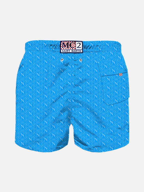 Boy classic swim shorts with SSC NAPOLI patch | SSC NAPOLI SPECIAL EDITION