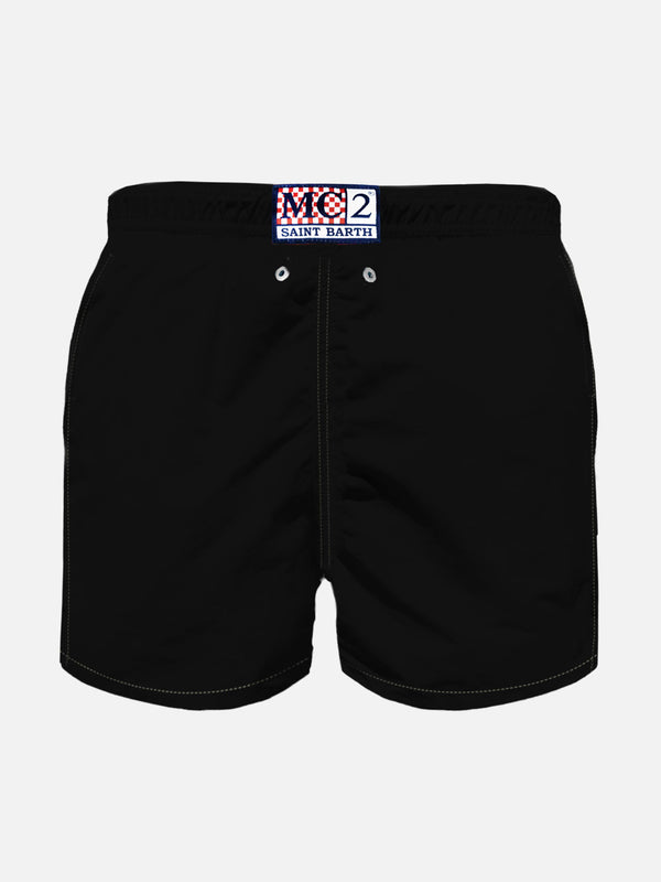 Boy swim shorts with Devil Bart patch | THE SIMPSON SPECIAL EDITION