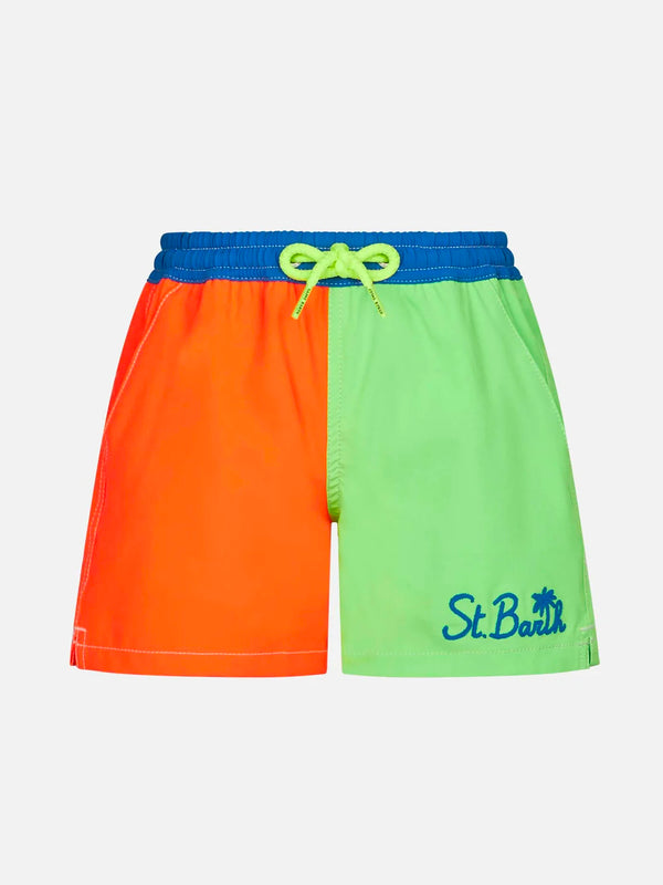 Boy comfort multicolor swim shorts