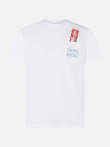 T-shirt in cotone con ricamo Calippo Anyone?| Algida® Edizione Speciale