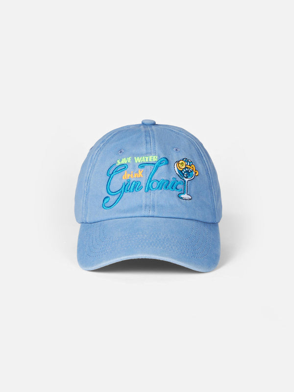 Denim cap with Gin Tonic patch