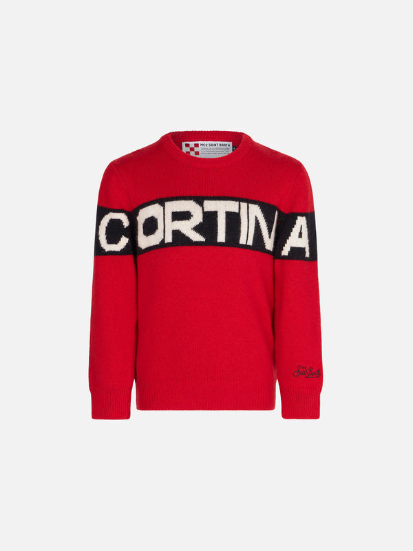 Boy sweater with Cortina embroidery