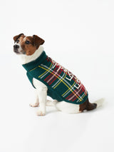 Dog sweater with Tartan print