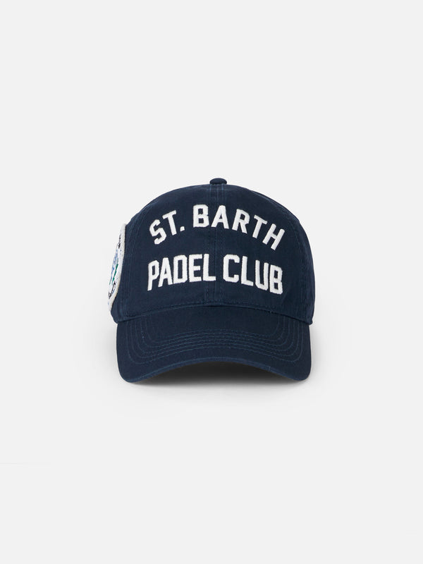 Baseball cap with St. Barth Padel Club embroidery