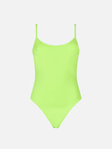 Fluo yellow one piece swimsuit