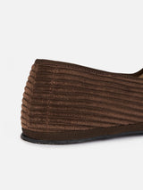Woman corduroy slipper loafers | MY CHALOM SPECIAL EDITION