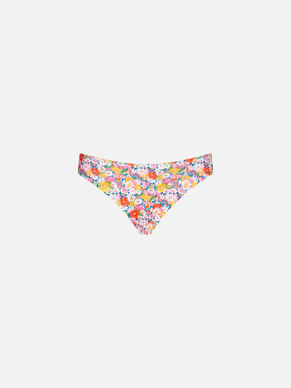 Girl swim briefs with flower print | Made with Liberty fabric