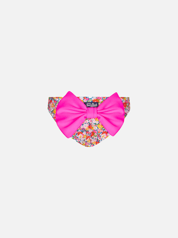 Girl swim briefs with flower print | Made with Liberty fabric