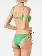 Bikini da donna a bralette verde