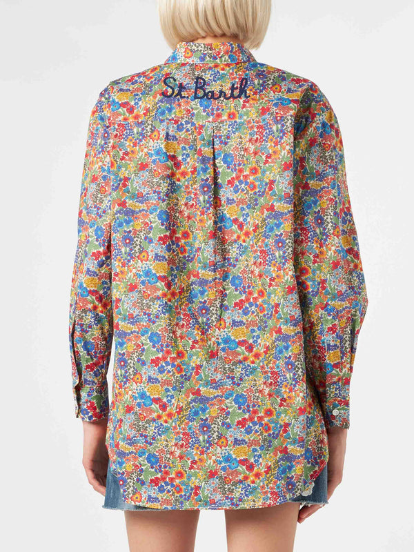 Woman cotton shirt | Made with Liberty fabric