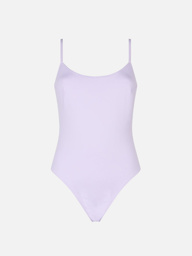 Lilac one piece swimsuit