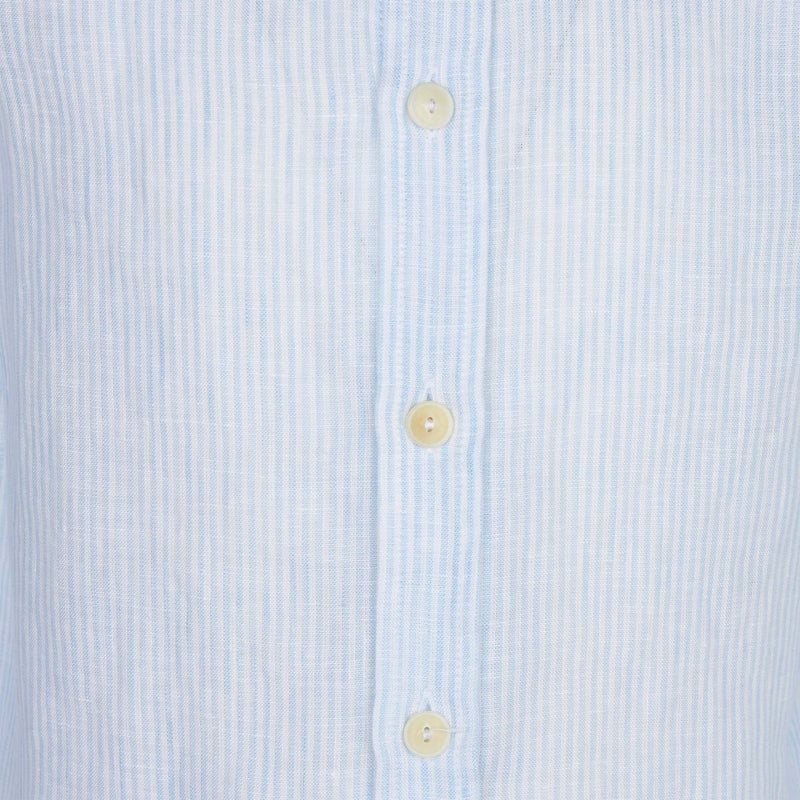 Camicia da bambino a righe in lino