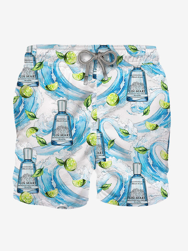 Man classic swim shorts with Gin Mare print  | GIN MARE SPECIAL EDITION