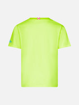 T-shirt da bambino giallo fluo in cotone con stampa Snoopy Padel | SNOOPY - EDIZIONE SPECIALE PEANUTS™