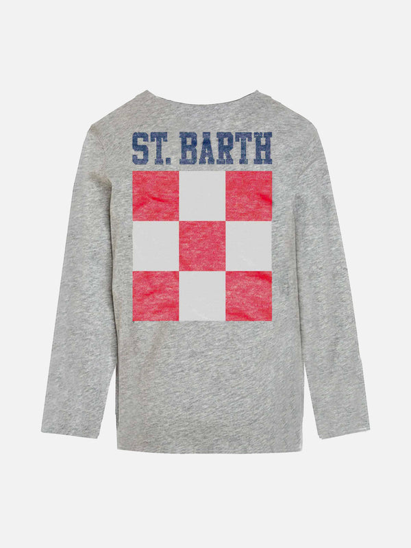 T-shirt da bambino con logo St. Barth