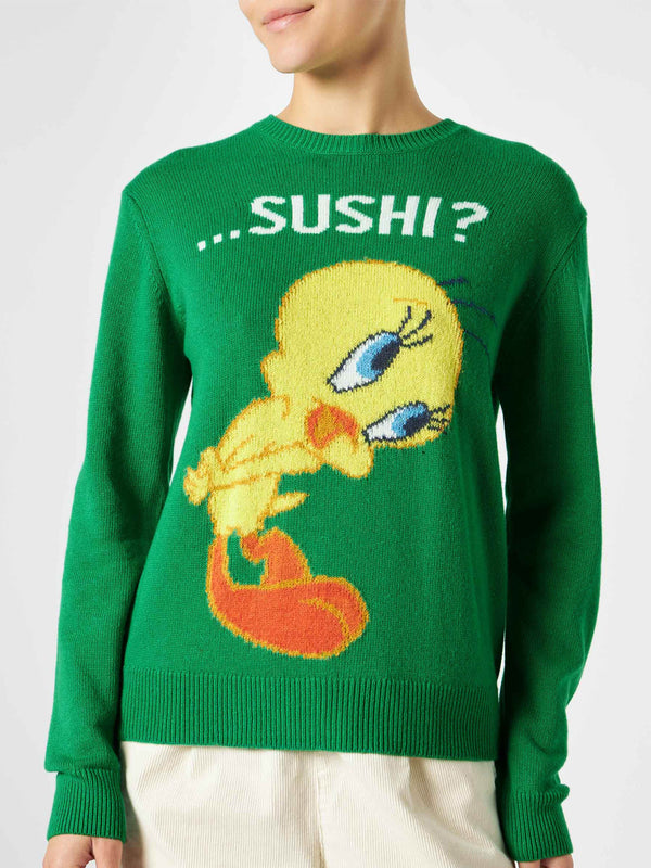 Woman sweater with Tweety print | WARNER BROS SPECIAL EDITION