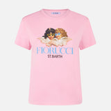 T-shirt da donna in cotone con stampa Fiorucci | FIORUCCI EDIZIONE SPECIALE