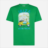 T-shirt da uomo in cotone con stampa Ibiza Vespa | EDIZIONE SPECIALE VESPA®