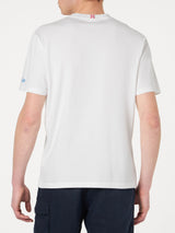 T-shirt da uomo in cotone con ricamo Only with GIN MARE | GIN MARE EDIZIONE SPECIALE