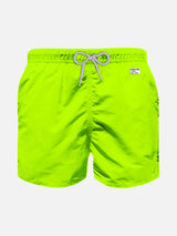 Boy fluo yellow swim shorts  | PANTONE™ SPECIAL EDITION