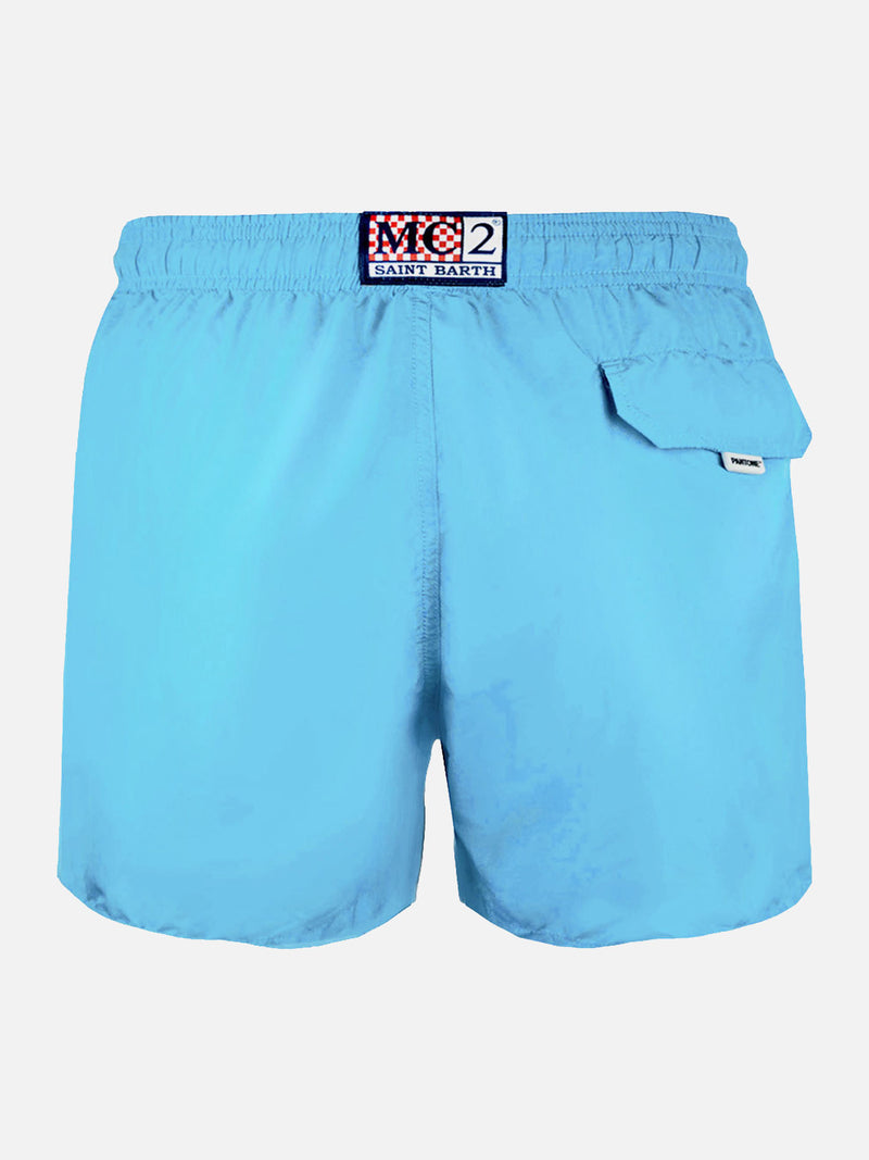 Man light blue swim shorts | PANTONE™ SPECIAL EDITION