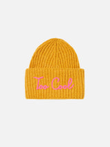 Woman brushed and ultra soft beanie with Too Cool embroidery