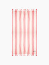 Fouta lightweight with fucsia striped
